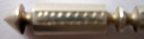 French silver spoon: detail