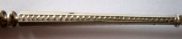 French silver spoon: detail
