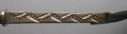 French silver spoon: detail