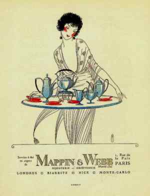 a Mappin & Webb advertisining dating to 1919