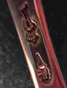French silver spoon