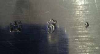 Hanau silver tray