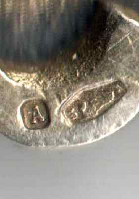 silver and enamel pomander