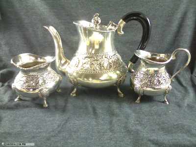 silver teaset