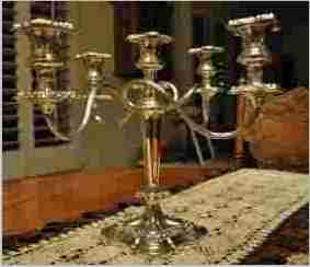 silverplate candelabrum