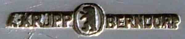 BMF small and flat ware marks: c.1900 - 1927