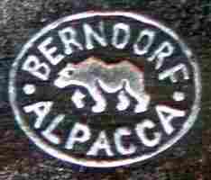 BMF hollow ware produced from pure Alpacca mark: 1938 - c.1945