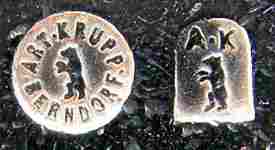 BMF Arthur Krupp Special and export mark: 1926
