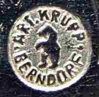 BMF branch in Esslingen, Germany, silver-plated hollow ware mark: 1938 - 1945