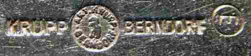BMF branch in Esslingen, Germany, silver-plated hollow ware mark: 1938 - 1945