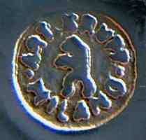 BMF branch in Milan, Italy, silver-plated hollow ware mark: 1938 - 1945