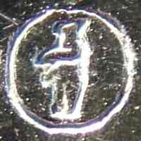 BMF branch in Milan, Italy, silver-plated hollow ware mark: after c.1955