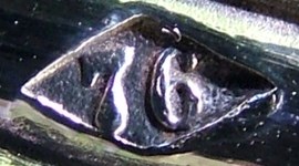 cutlery pieces made at B.Bohrmann/B.Bohrmann Nachfolger factory: two last digits of the production year