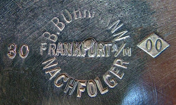 The famous round mark of B.Bohrmann Nachfolger company