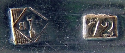 B.Bohrmann company mark c.1865 - c.1871