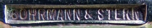 B.Bohrmann & A.Stern joint company, mark c.1871 - c.1876