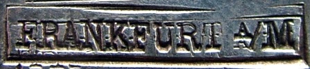 B.Bohrmann company non-silvered HOLLOW WARE, mark c.1876