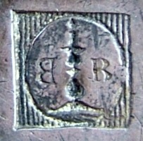 B.Bohrmann company non-silvered HOLLOW WARE, mark c.1881