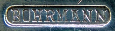 Bohrmann company silver-plated HOLLOW WARE, mark c.1887 - 1895