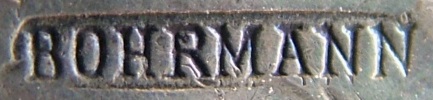 Bohrmann company silver-plated HOLLOW WARE, mark c.1887 - 1895