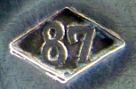 Bohrmann company silver-plated HOLLOW WARE, mark c.1887 - 1895