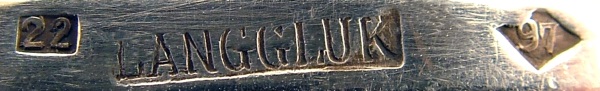 Bohrmann company silver-plated HOLLOW WARE, mark 1895 - 1899