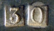 Bohrmann company silver-plated HOLLOW WARE, mark 1895 - 1899