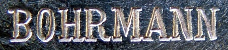 Bohrmann company SMALL items of silver-plated HOLLOW WARE, mark 1899 - 1930