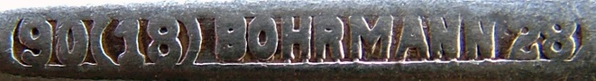 Bohrmann company silver-plated CUTLERY, mark 1928 - 1930