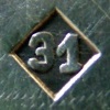 Bohrmann company SMALL items of silver-plated HOLLOW WARE, mark 1930 - 1940