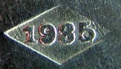 Bohrmann company SMALL items of silver-plated HOLLOW WARE, mark 1930 - 1940
