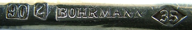Bohrmann company silver-plated CUTLERY, mark 1930 - 1940