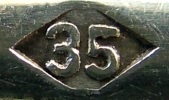 Bohrmann company silver-plated CUTLERY, mark 1930 - 1940