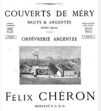 Fragment of an advertisement of the Couverts de Méry company