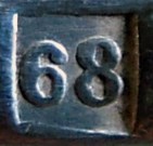 The production year marking on silver-plated Christofle cutlery between 1862 and 18779