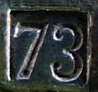 The production year marking on silver-plated Christofle cutlery between 1862 and 18779