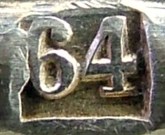 The production year marking on silver-plated Christofle cutlery since 1860