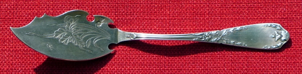 Art Nouveau butter knife (16 cm long) made of sterling silver