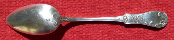 An Art Nouveau silver-plated spoon for ragout made of alfenide metal