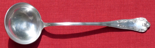A 32 cm long ladle (silver-plated brass), issued in 1900