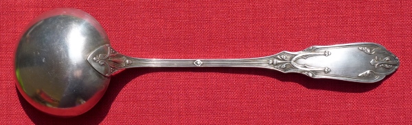 A silver-plated ladle made of alfenide metal (high-quality nickel silver