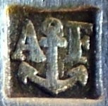 Mark for large/special pieces of cutlery manufactured using mtal extra-blanc as a base metal for silvering