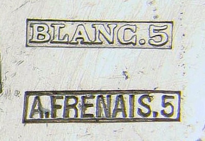 late mark for flat/hollow ware pieces made from mtal blanc after c.1902