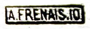 late mark for flat/hollow ware items made from mtal extra-blanc after c.1902