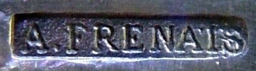 Mark for large/special pieces of cutlery manufactured using mtal blanc (brass) as a base metal for silvering: early period (before c.1890)