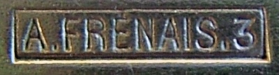 Mark for large/special pieces of cutlery manufactured using mtal extra-blanc as a base metal for silvering