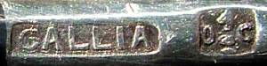 Gallia mark used in 1935-c.1975