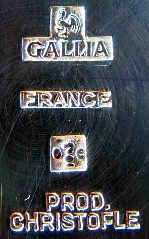 Gallia mark used in 1935-c.1975