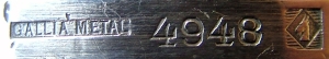 The fourth Gallia mark (c.1900-1908)