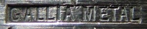 Detail of the fourth Gallia mark (c.1900-1908)